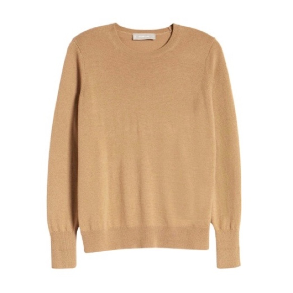 Everlane Cashmere Crew in Camel